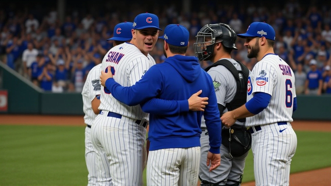 Cubs explode early to beat Brewers 4-3, stave off NLDS sweep
